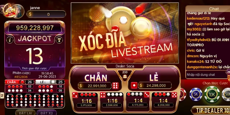 Luật chơi và cơ chế của Live Xóc Đĩa