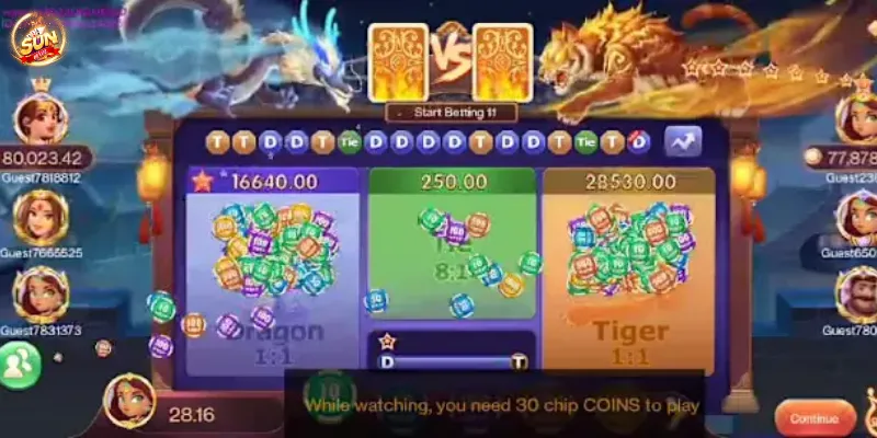 Kinh nghiệm chơi dragon tiger tối ưu hóa tỷ lệ thắng