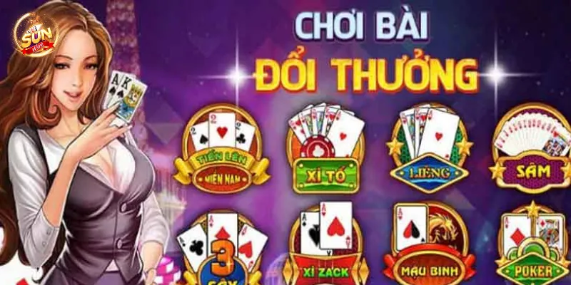 Những tựa game bài thú vị không thể thiếu tại Sunwin